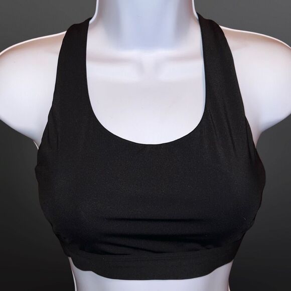 Athleta Black Sports Bra Size Medium - Picture 1 of 3